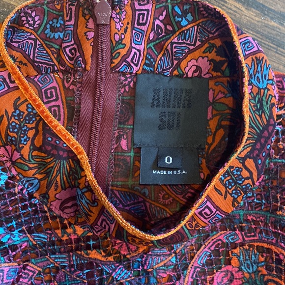 Anna Sui Printed Plant Dress - Picture 5 of 14